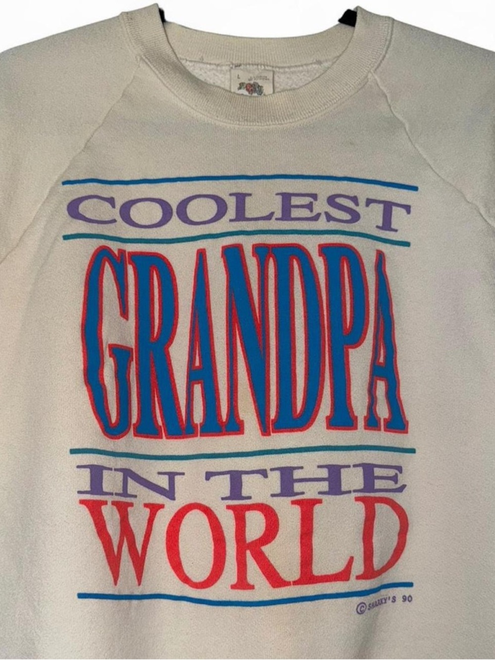 Vintage 90s Coolest Grandpa in the World sweatshirt